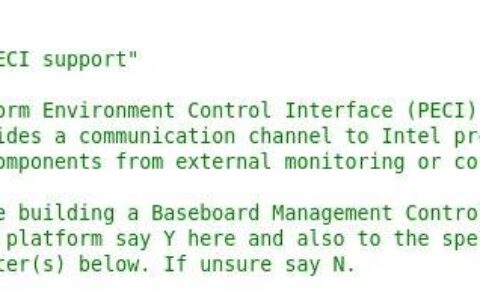 英特尔 peci 代码将在 linux 5.18 中进行主流化