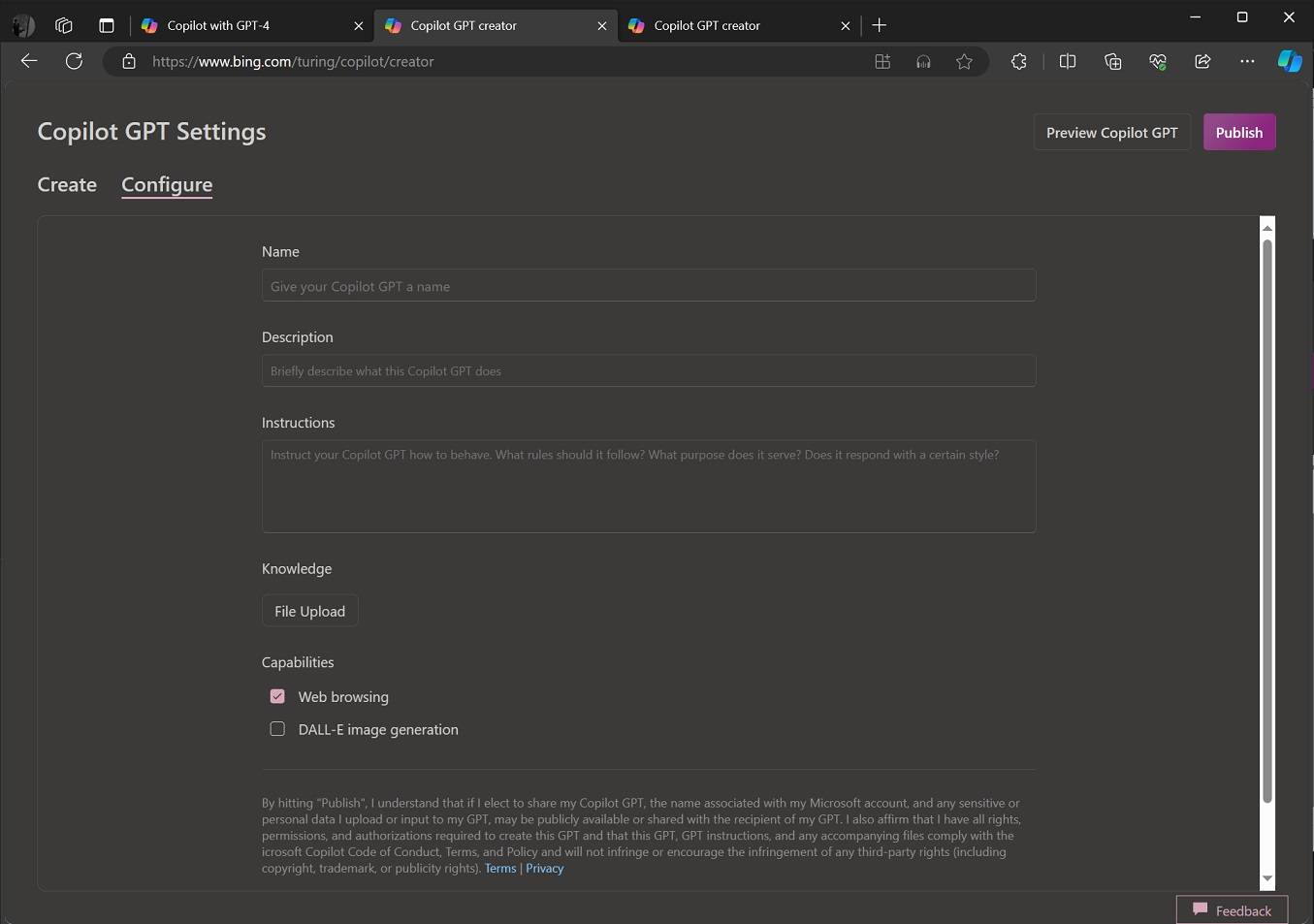 configure-copilot-gpt-settings-name-description-and-instructions