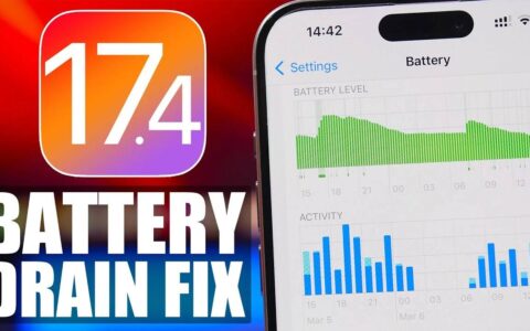 如何修复 ios 17.4 电池耗尽