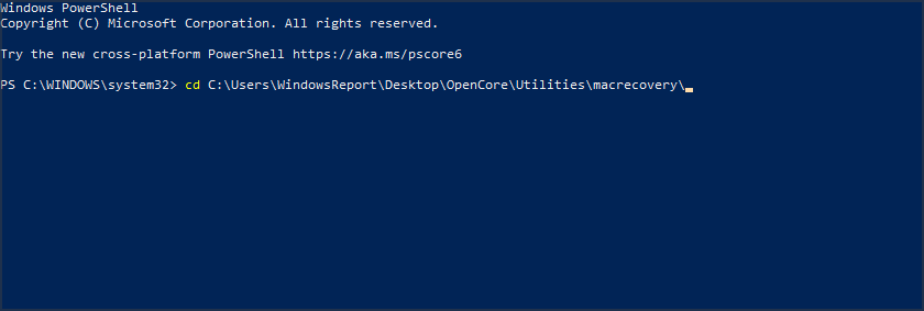 powershell-macrecovery