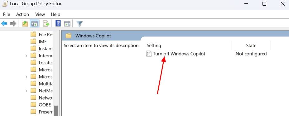 turn-off-windows-copilot-option-in-the-local-group-policy-editor