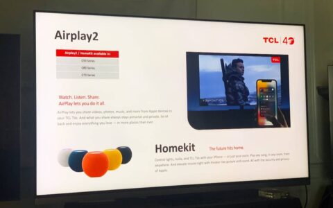 tcl 将 airplay 2 和 homekit 添加到其更新的 google tv 阵容中