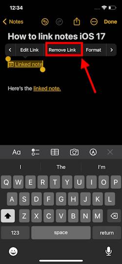 how-to-remove-links-in-apple-notes-