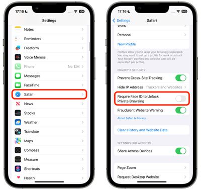safari-disable-private-browsing-face-id