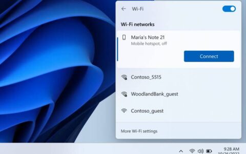 微软发布windows 11 preview build 25231，宣布“即时热点”功能测试