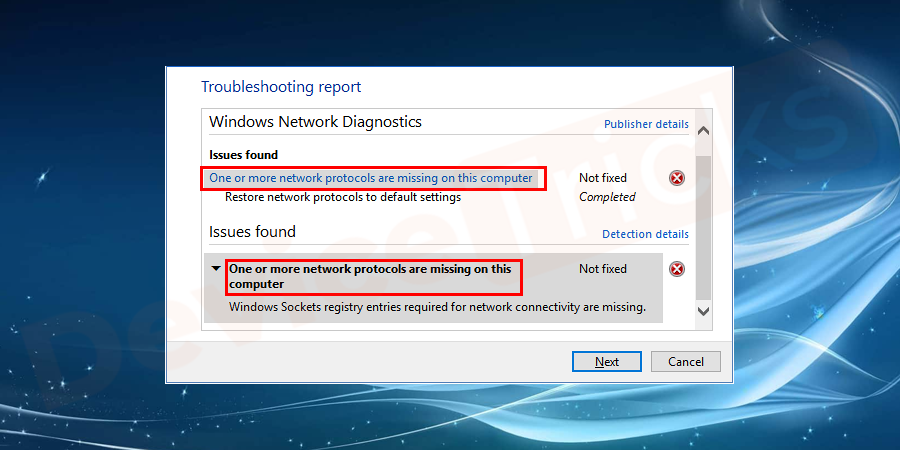 what-is-one-or-more-network-protocols-are-missing-on-this-computer-error-on-windows-10