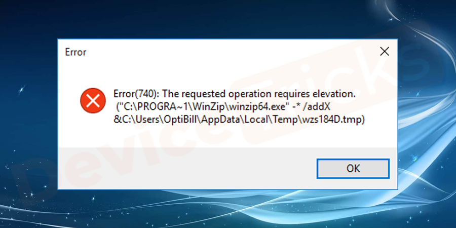 how-to-fix-the-requested-operation-requires-elevation-error-on-windows-10-error-740-on-windows-10