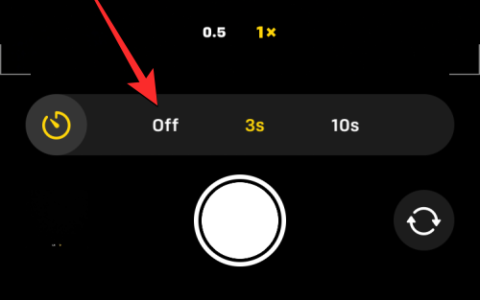 如何在 iphone 相机上设置定时器