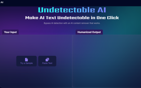 无法检测的 ai 评论：功能强大、易于使用的反 ai 检测器